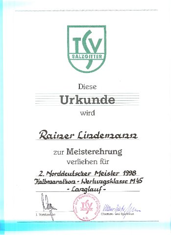 1998 Norddt Meister